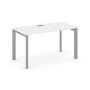 Style Project Next SN-59P.SP-003 (Белый/Серый металл) Стол письменный