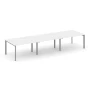 SN-59P.SPRG-054.3 (Белый/Серый металл) Стол переговорный