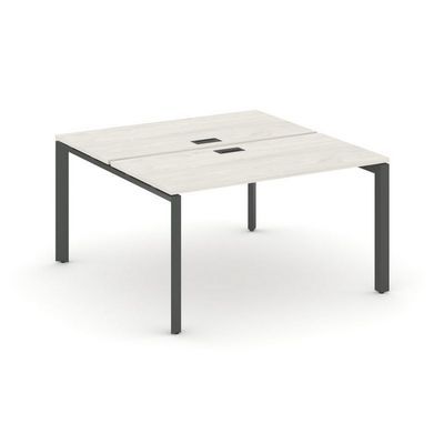 Style Project Next SN-59P.DRS-014 (Дуб наварра/Антрацит металл) Рабочая станция двухсторонняя