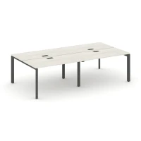 SN-59P.DRS-051 (Дуб наварра/Антрацит металл) Рабочая станция двухсторонняя