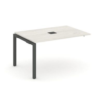 Style Project Next SN-59P.NSPRG-001 (Дуб наварра/Антрацит металл) Проходной наборный элемент переговорного стола