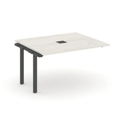 Style Project Next SN-59P.NSPRG-032 (Дуб наварра/Антрацит металл) Проходной наборный элемент переговорного стола