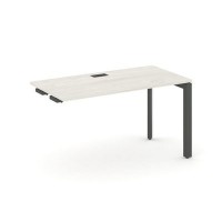 Style Project Next SN-59P.OPRS-012 (Дуб наварра/Антрацит металл) Стол приставка к опорным элементам