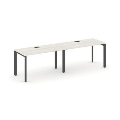 Style Project Next SN-59P.ORS-022 (Дуб наварра/Антрацит металл) Рабочая станция односторонняя