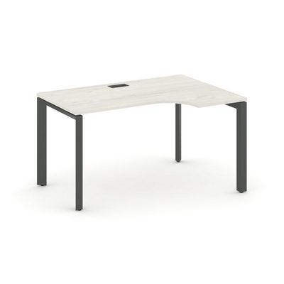 Style Project Next SN-59P.SPA-001(R) (Дуб наварра/Антрацит металл) Стол рабочий эргономичный, правый