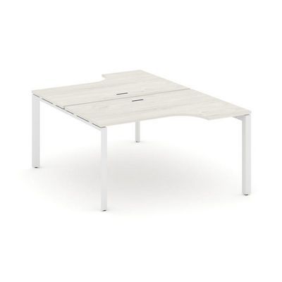 Style Project Next SN-59P.DRPA-002 (Дуб наварра/Белый металл) Рабочая станция эргономичная