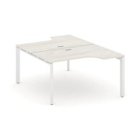 Style Project Next SN-59P.DRPA-022 (Дуб наварра/Белый металл) Рабочая станция эргономичная