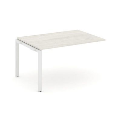 Style Project Next SN-59P.NSPRG-001.3 (Дуб наварра/Белый металл) Проходной наборный элемент переговорного стола