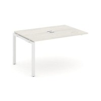 Style Project Next SN-59P.NSPRG-002 (Дуб наварра/Белый металл) Проходной наборный элемент переговорного стола