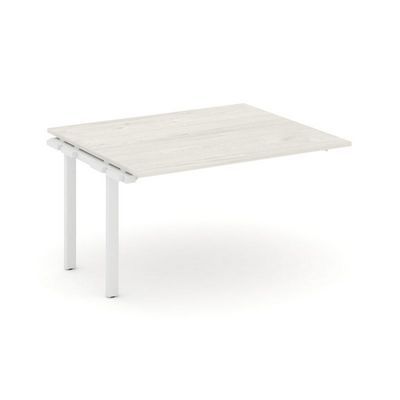 Style Project Next SN-59P.NSPRG-034.3 (Дуб наварра/Белый металл) Проходной наборный элемент переговорного стола