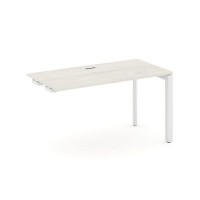 Style Project Next SN-59P.OPRS-004 (Дуб наварра/Белый металл) Стол приставка к опорным элементам