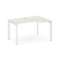 Style Project Next SN-59P.SPA-021(R) (Дуб наварра/Белый металл) Стол рабочий эргономичный, правый