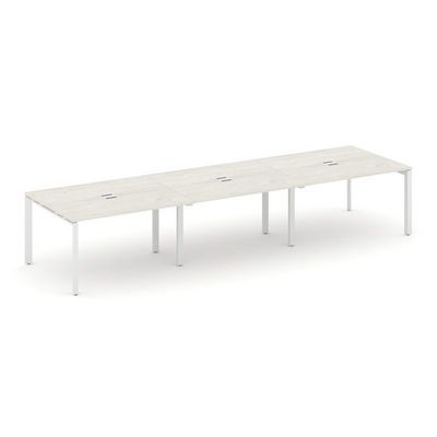 Style Project Next SN-59P.SPRG-053 (Дуб наварра/Белый металл) Стол переговорный