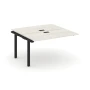 SN-59P.DNRS-012 (Дуб наварра/Черный металл) Проходной наборный элемент
