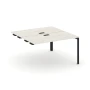 SN-59P.DPRS-001 (Дуб наварра/Черный металл) Стол приставка к опорным элементам