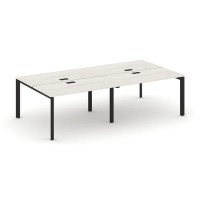 Style Project Next SN-59P.DRS-042 (Дуб наварра/Черный металл) Рабочая станция двухсторонняя