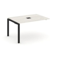 Style Project Next SN-59P.NSPRG-003 (Дуб наварра/Черный металл) Проходной наборный элемент переговорного стола