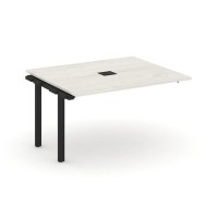 Style Project Next SN-59P.NSPRG-032 (Дуб наварра/Черный металл) Проходной наборный элемент переговорного стола