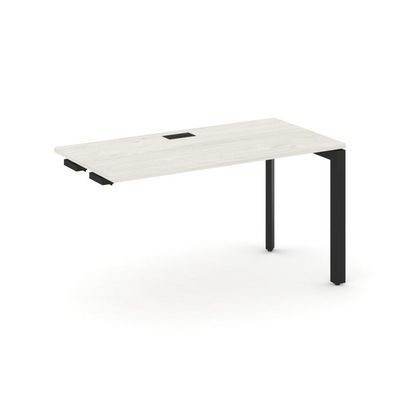 Style Project Next SN-59P.OPRS-002 (Дуб наварра/Черный металл) Стол приставка к опорным элементам