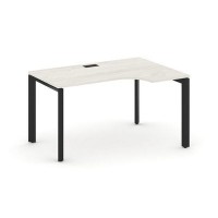 Style Project Next SN-59P.SPA-002(R) (Дуб наварра/Черный металл) Стол рабочий эргономичный, правый