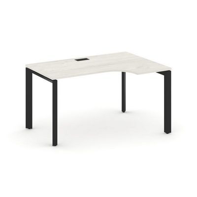 Style Project Next SN-59P.SPA-021(R) (Дуб наварра/Черный металл) Стол рабочий эргономичный, правый