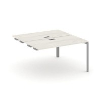 Style Project Next SN-59P.DPRS-012 (Дуб наварра/Серый металл) Стол приставка к опорным элементам