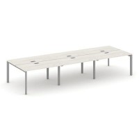 Style Project Next SN-59P.DRS-081 (Дуб наварра/Серый металл) Рабочая станция двухсторонняя