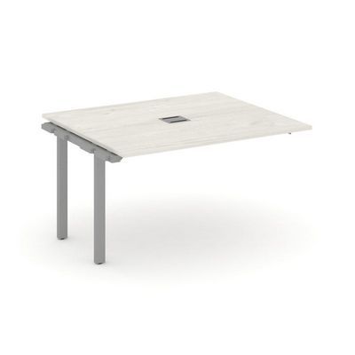 Style Project Next SN-59P.NSPRG-033 (Дуб наварра/Серый металл) Проходной наборный элемент переговорного стола