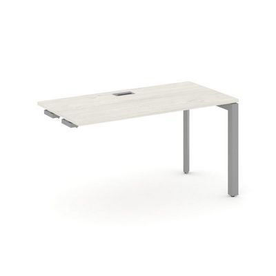 Style Project Next SN-59P.OPRS-023 (Дуб наварра/Серый металл) Стол приставка к опорным элементам