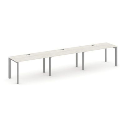 Style Project Next SN-59P.ORS-034 (Дуб наварра/Серый металл) Рабочая станция односторонняя