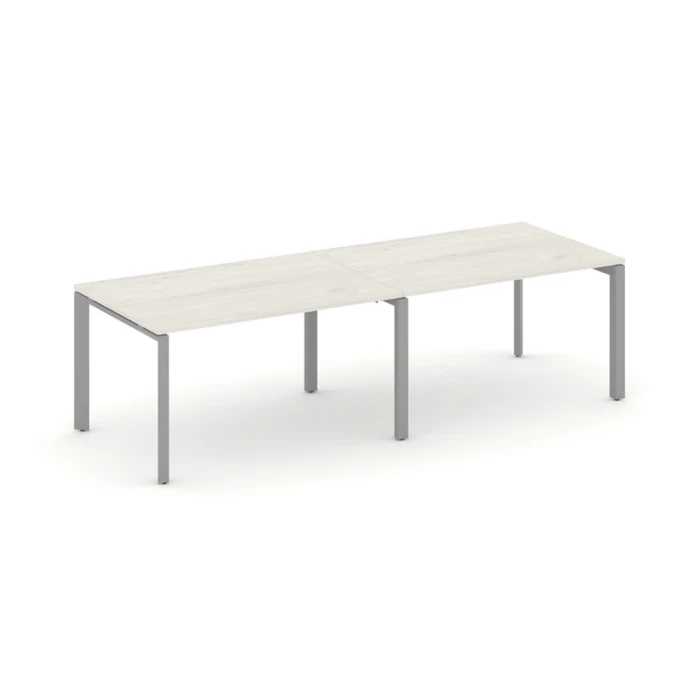 SN-59P.SPRG-014.3 (Дуб наварра/Серый металл) Стол переговорный