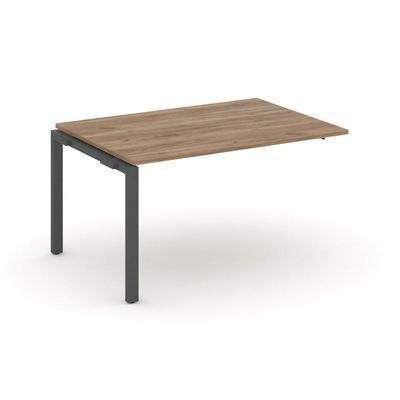 Style Project Next SN-59P.NSPRG-001.3 (Дуб табак/Антрацит металл) Проходной наборный элемент переговорного стола