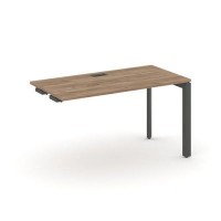 Style Project Next SN-59P.OPRS-022 (Дуб табак/Антрацит металл) Стол приставка к опорным элементам