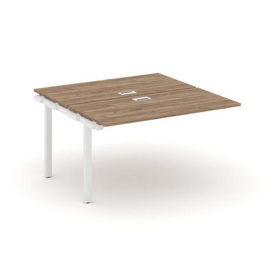 Style Project Next SN-59P.DNRS-024 (Дуб табак/Белый металл) Проходной наборный элемент