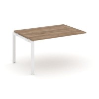 Style Project Next SN-59P.NSPRG-003.3 (Дуб табак/Белый металл) Проходной наборный элемент переговорного стола