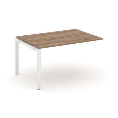 Style Project Next SN-59P.NSPRG-004.3 (Дуб табак/Белый металл) Проходной наборный элемент переговорного стола