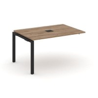 Style Project Next SN-59P.NSPRG-001 (Дуб табак/Черный металл) Проходной наборный элемент переговорного стола