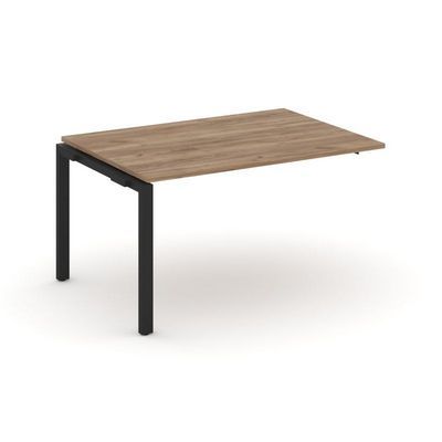 Style Project Next SN-59P.NSPRG-003.3 (Дуб табак/Черный металл) Проходной наборный элемент переговорного стола