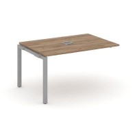 Style Project Next SN-59P.NSPRG-001 (Дуб табак/Серый металл) Проходной наборный элемент переговорного стола