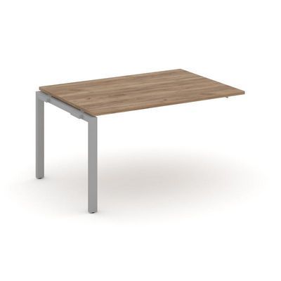 Style Project Next SN-59P.NSPRG-003.3 (Дуб табак/Серый металл) Проходной наборный элемент переговорного стола