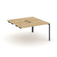 Style Project Next SN-59P.DPRS-021 (Тиквуд светлый/Антрацит металл) Стол приставка к опорным элементам