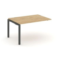 Style Project Next SN-59P.NSPRG-001.3 (Тиквуд светлый/Антрацит металл) Проходной наборный элемент переговорного стола