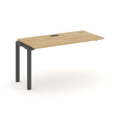 Style Project Next SN-59P.ONRS-003 (Тиквуд светлый/Антрацит металл) Проходной наборный элемент