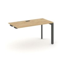 Style Project Next SN-59P.OPRS-014 (Тиквуд светлый/Антрацит металл) Стол приставка к опорным элементам