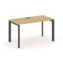 Style Project Next SN-59P.SP-023 (Тиквуд светлый/Антрацит металл) Стол письменный