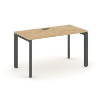 Style Project Next SN-59P.SP-025 (Тиквуд светлый/Антрацит металл) Стол письменный