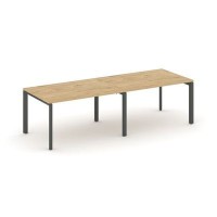 Style Project Next SN-59P.SPRG-014.3 (Тиквуд светлый/Антрацит металл) Стол переговорный