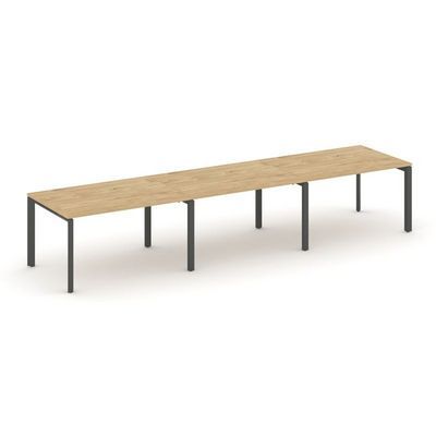 Style Project Next SN-59P.SPRG-023.3 (Тиквуд светлый/Антрацит металл) Стол переговорный