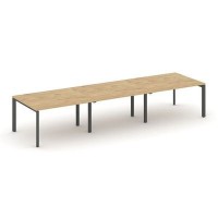 Style Project Next SN-59P.SPRG-052.3 (Тиквуд светлый/Антрацит металл) Стол переговорный