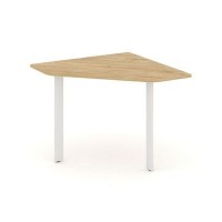 Style Project Next SN-59.UPRG-001 (Тиквуд светлый/Белый металл) Угловой элемент переговорного стола